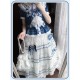 Twin Bears Antique Navy Bear Top Skirt Paneled OP and Sets(2nd Pre-Order/2 Colours/Full Payment Without Shipping)